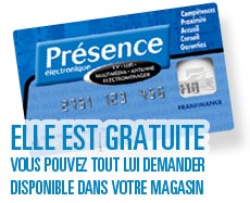 La carte Présence